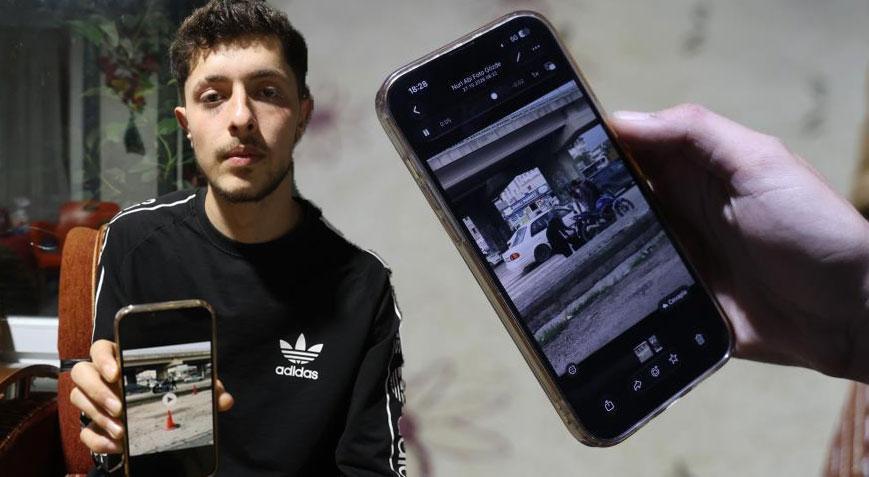 Motosiklet sürücüsüne yere düştükten sonra sopalı saldırı! ‘Darp edildim ve ceza aldım’